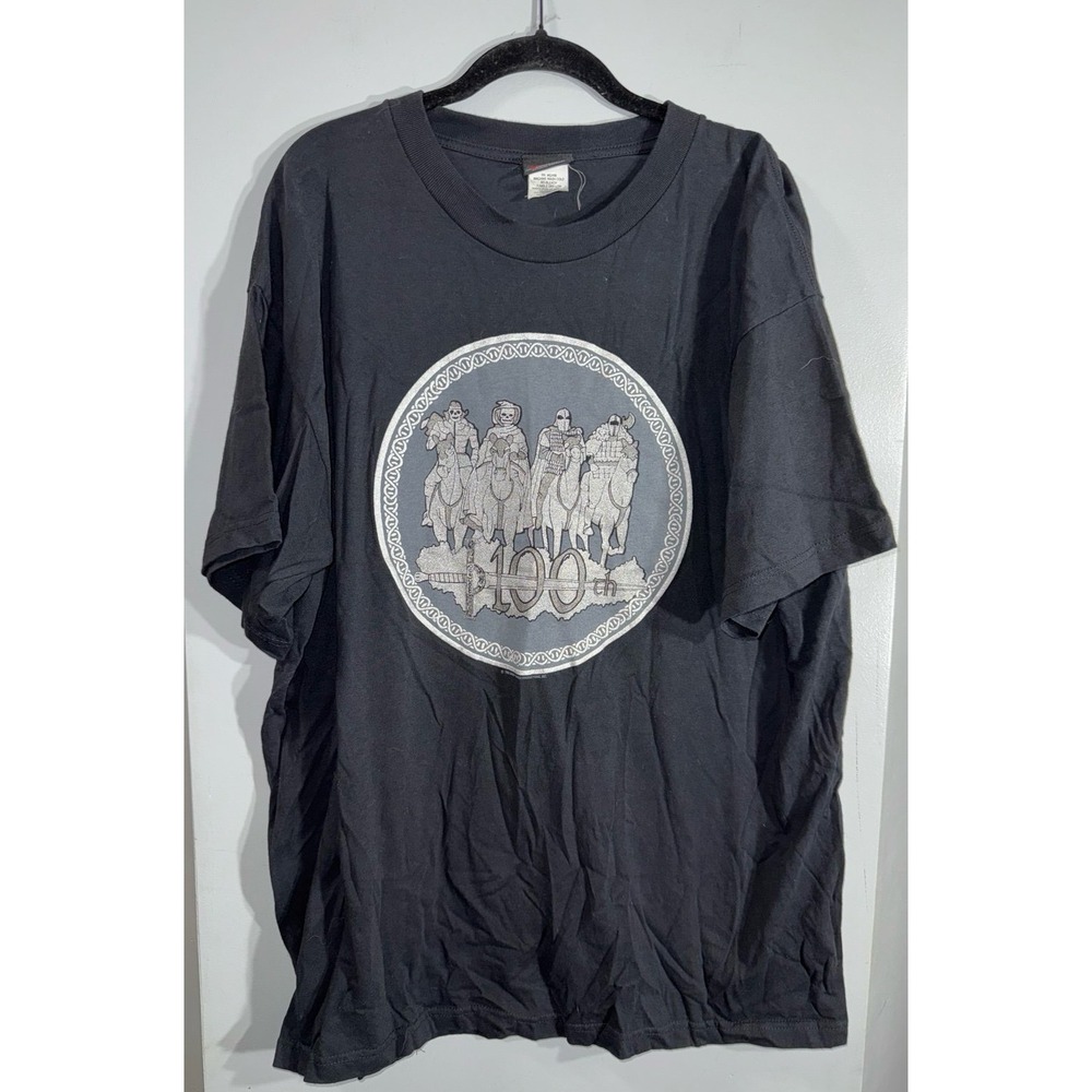 Highlander movie Demon Warrior 100th episode gray black 4‎ horseman XL